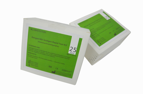 25PCS Professional Dengue NS1 Rapid Test Kit Negative Positive Dengue Test Kits