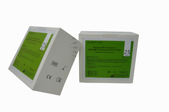 Daily Checks IgG IgM NS1 Dengue Test Kit 25PCS Rapid Diagnostic Test For Dengue