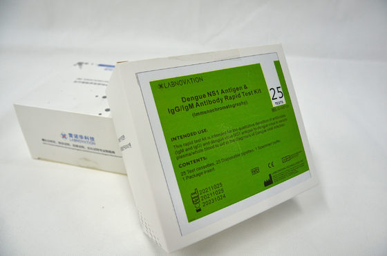 ISO9001 IgG IgM Combo Dengue NS1 Ag Rapid Test Kit 25PCS