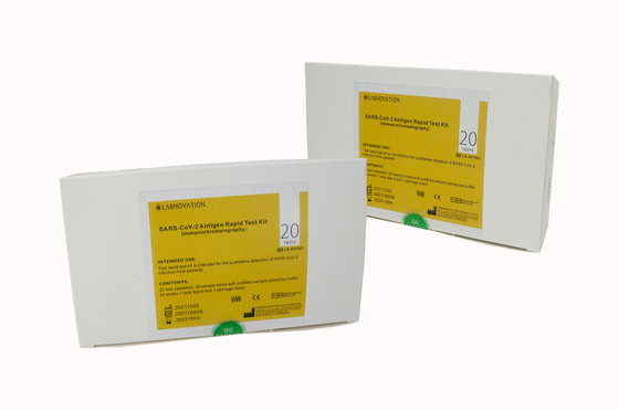 ISO13485 Sars-Cov-2 Antigen Test Kit 15min Test Time 20 Tests/Kit