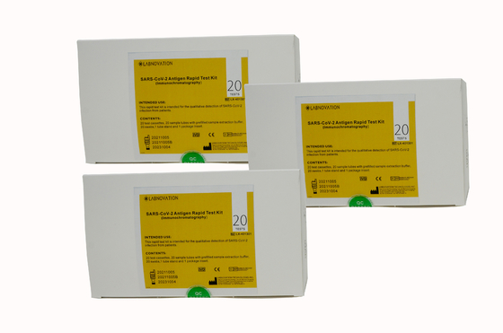 CE Certificated Antigen Rapid Test Kit Oropharyngeal / Nasopharyngeal Swab For SAR-CoV-2